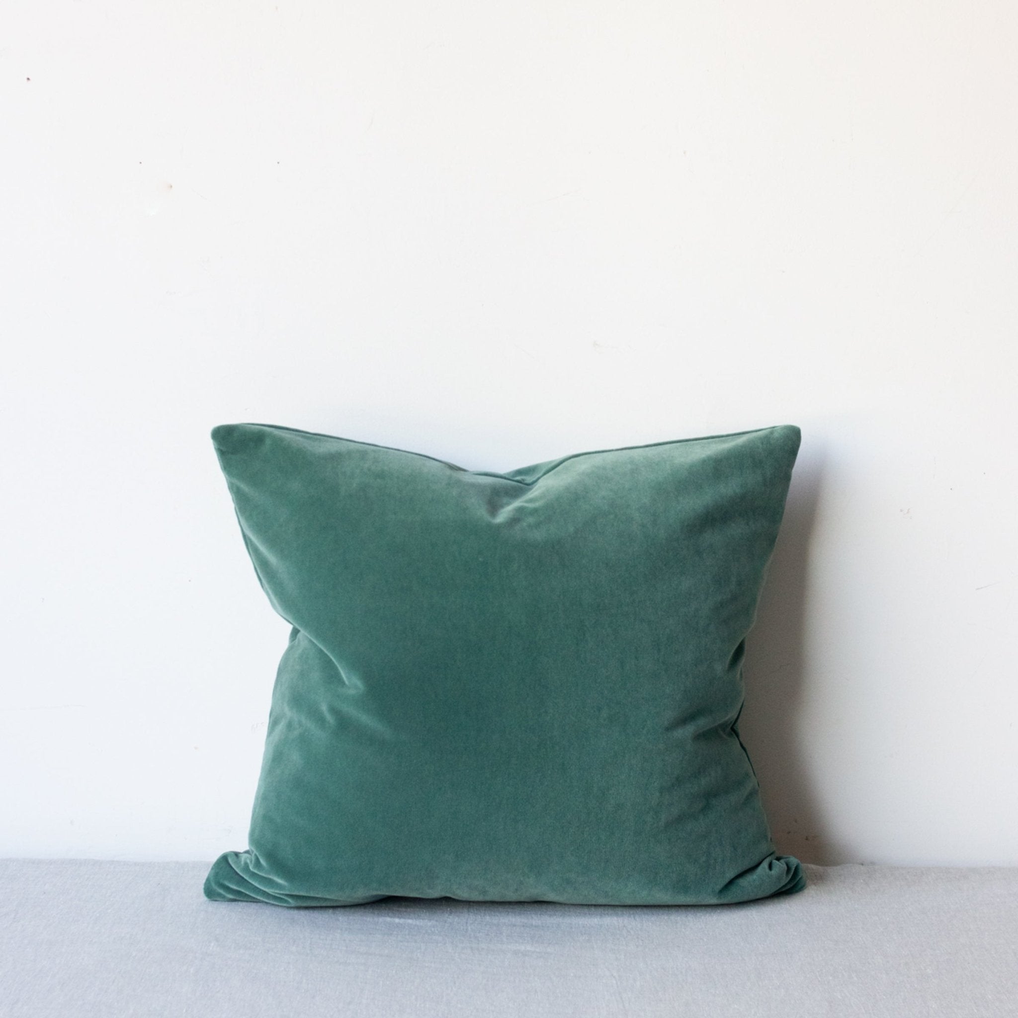 Emile Velvet Pillow Cover - elsie green - Textiles