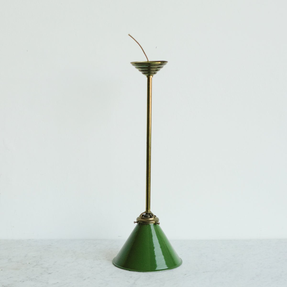 Enamel & Brass Pendant - elsie green - the french kitchen