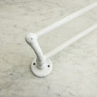 Enamel Double Towel Bar - elsie green - decor