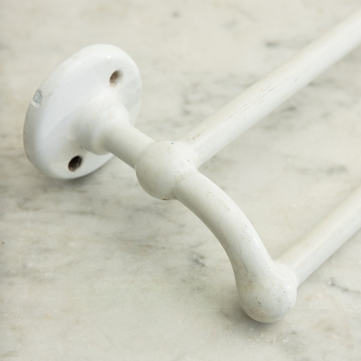 Enamel Double Towel Bar - elsie green - decor