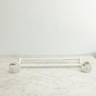 Enamel Double Towel Bar - elsie green - decor