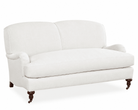 English Arm Upholstered Loveseat - elsie green - furniture