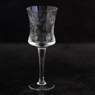 Engraved Aperitif Glass Set of 4 - elsie green - the french kitchen