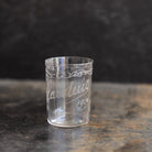 Engraved Blown Glass Tumbler | Clauduis 1909 - elsie green - the french kitchen
