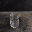 Engraved Blown Glass Tumbler | Clauduis 1909 - elsie green - the french kitchen