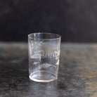 Engraved Blown Glass Tumbler | Souvenir - elsie green - the french kitchen