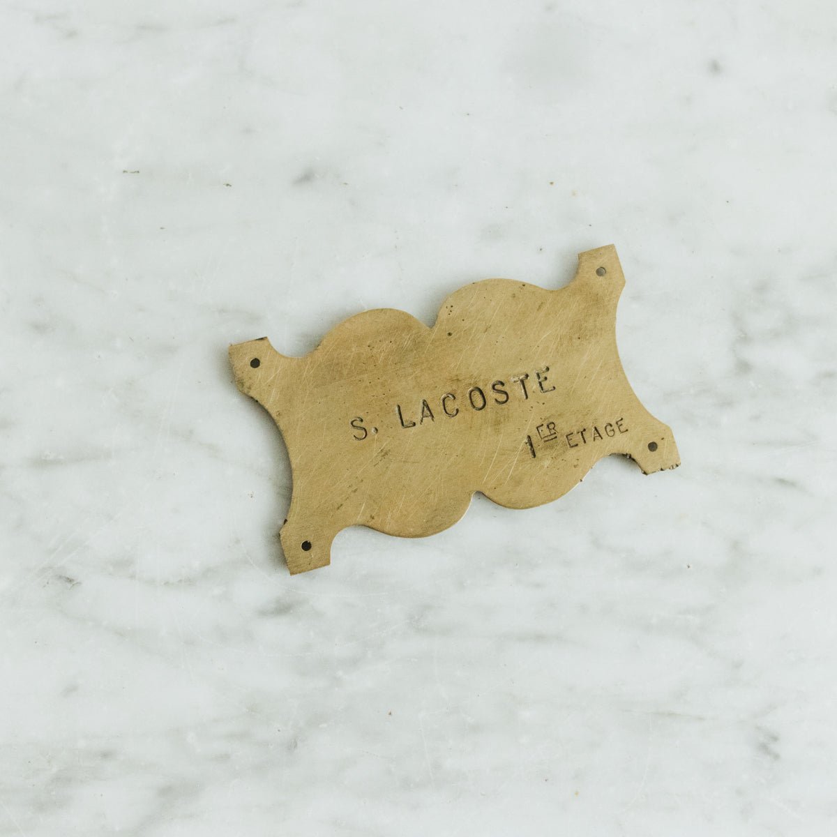 Engraved Brass Plaque - elsie green - Décor