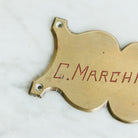 Engraved Brass Plaque - elsie green - Décor