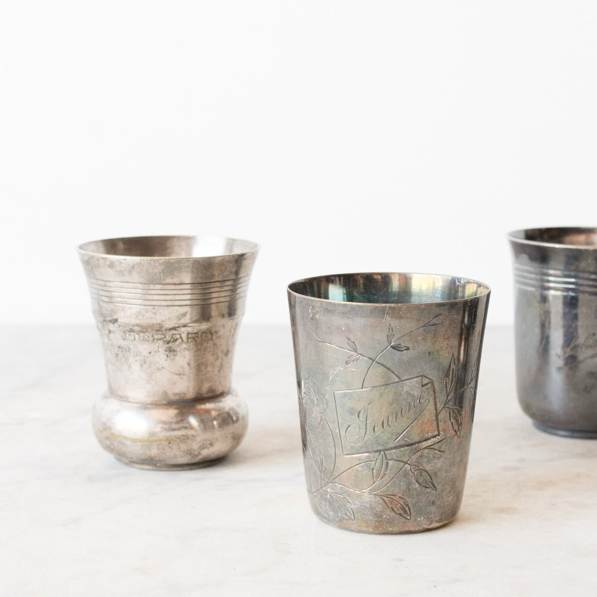 Engraved Christening Cup Set Of 5 - elsie green - The French Kitchen