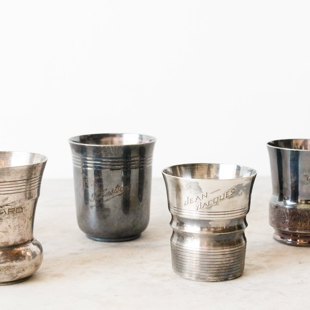 Engraved Christening Cup Set Of 5 - elsie green - The French Kitchen