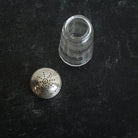 Engraved Crystal and Silver Sugar Shaker - elsie green - the french kitchen