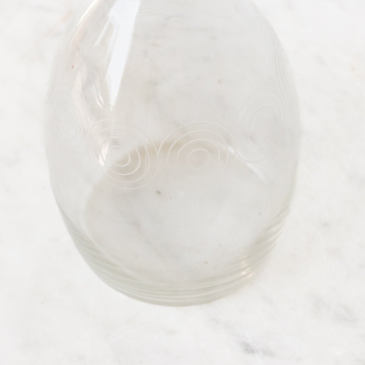 Engraved Mid - Century Decanter - elsie green - the french kitchen