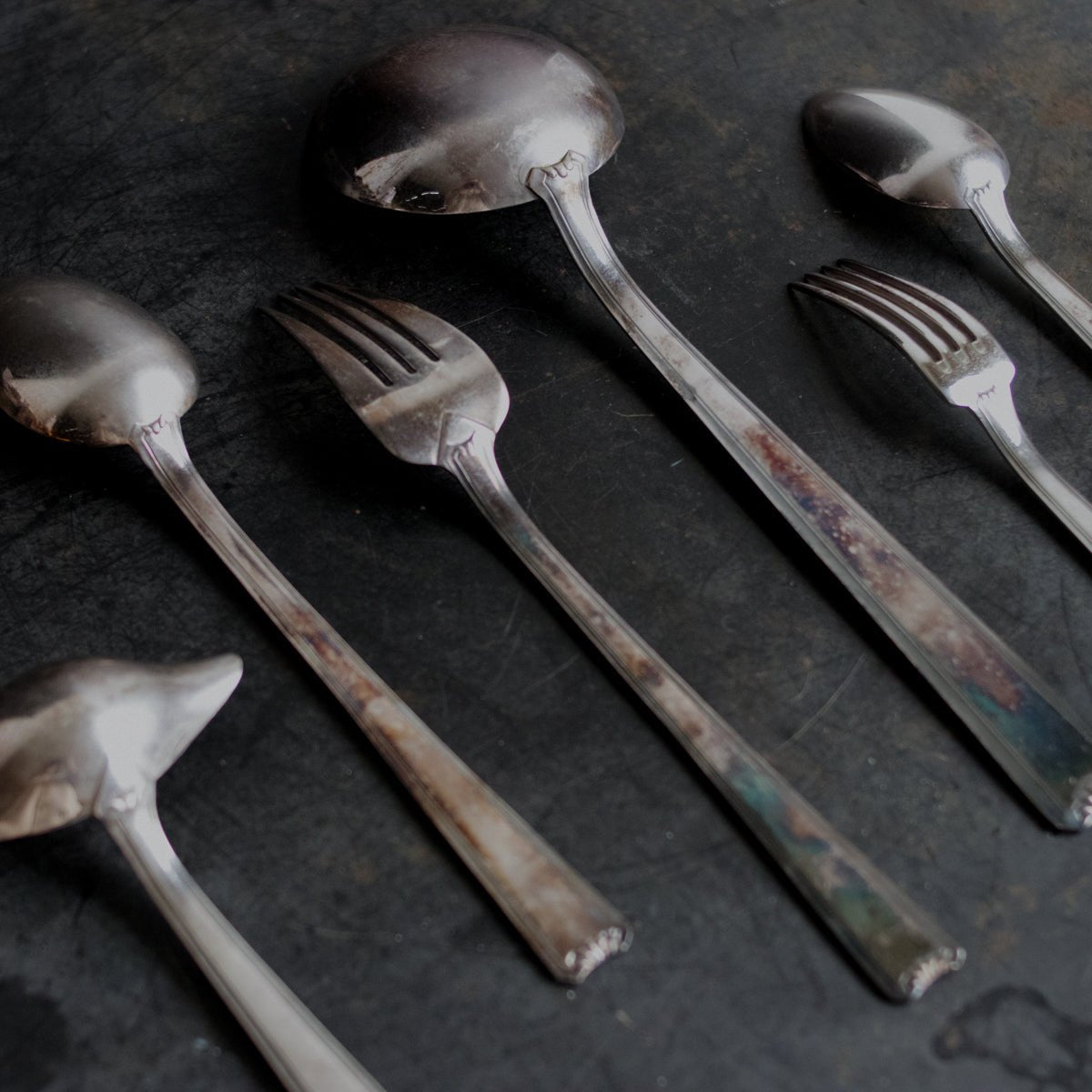 Ercuis Complete Flatware Set of 40 Pieces - elsie green - the french kitchen