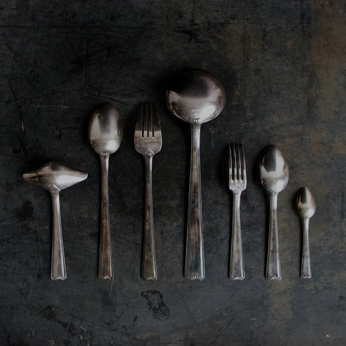 Ercuis Complete Flatware Set of 40 Pieces - elsie green - the french kitchen