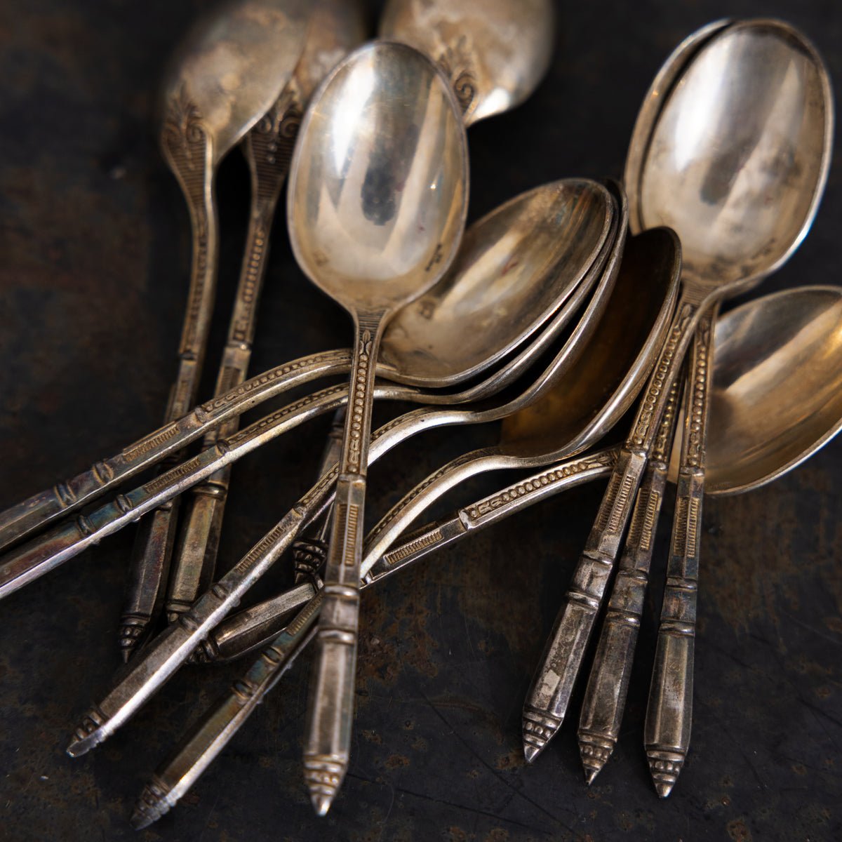 Ercuis Demitasse Spoon Set of 12 - elsie green - the french kitchen