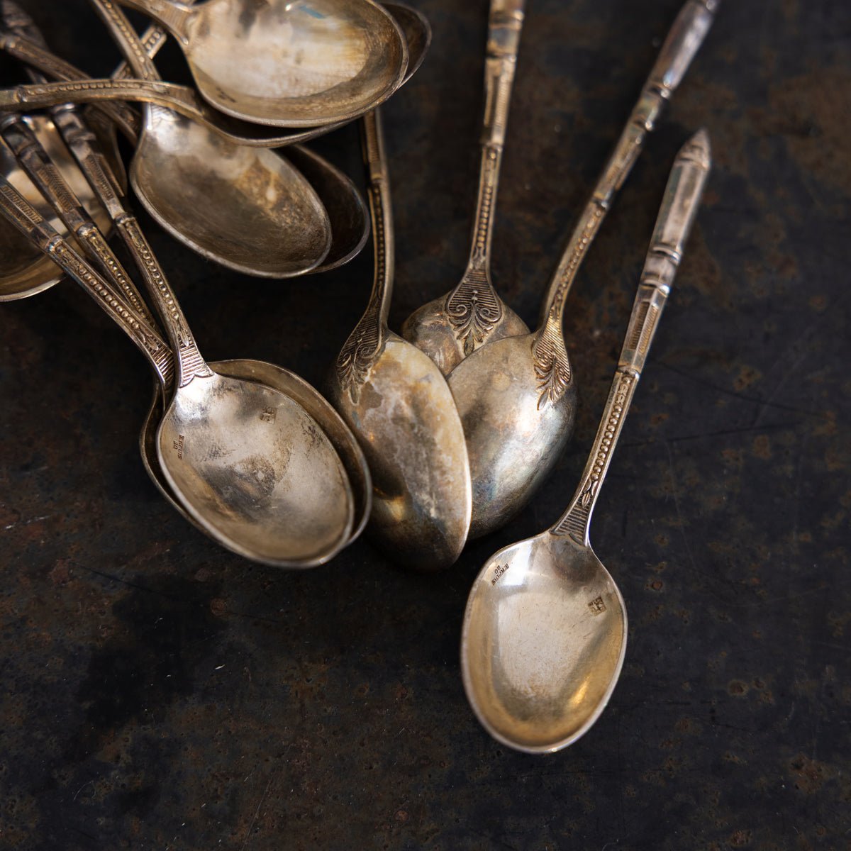 Ercuis Demitasse Spoon Set of 12 - elsie green - the french kitchen