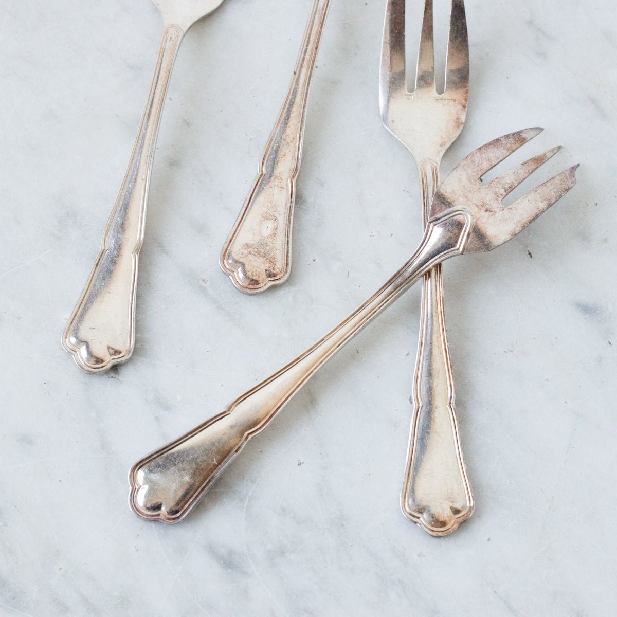 Ercuis Seafood Fork Set Of 4 - elsie green - The French Kitchen