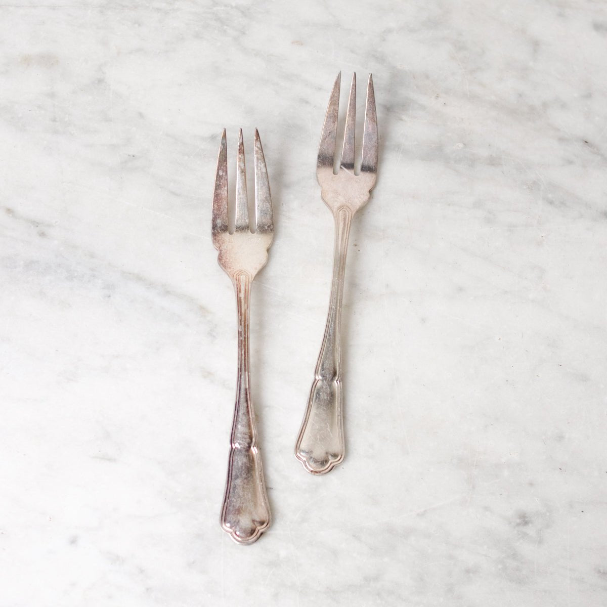 Ercuis Seafood Fork Set of 9 - elsie green - the french kitchen