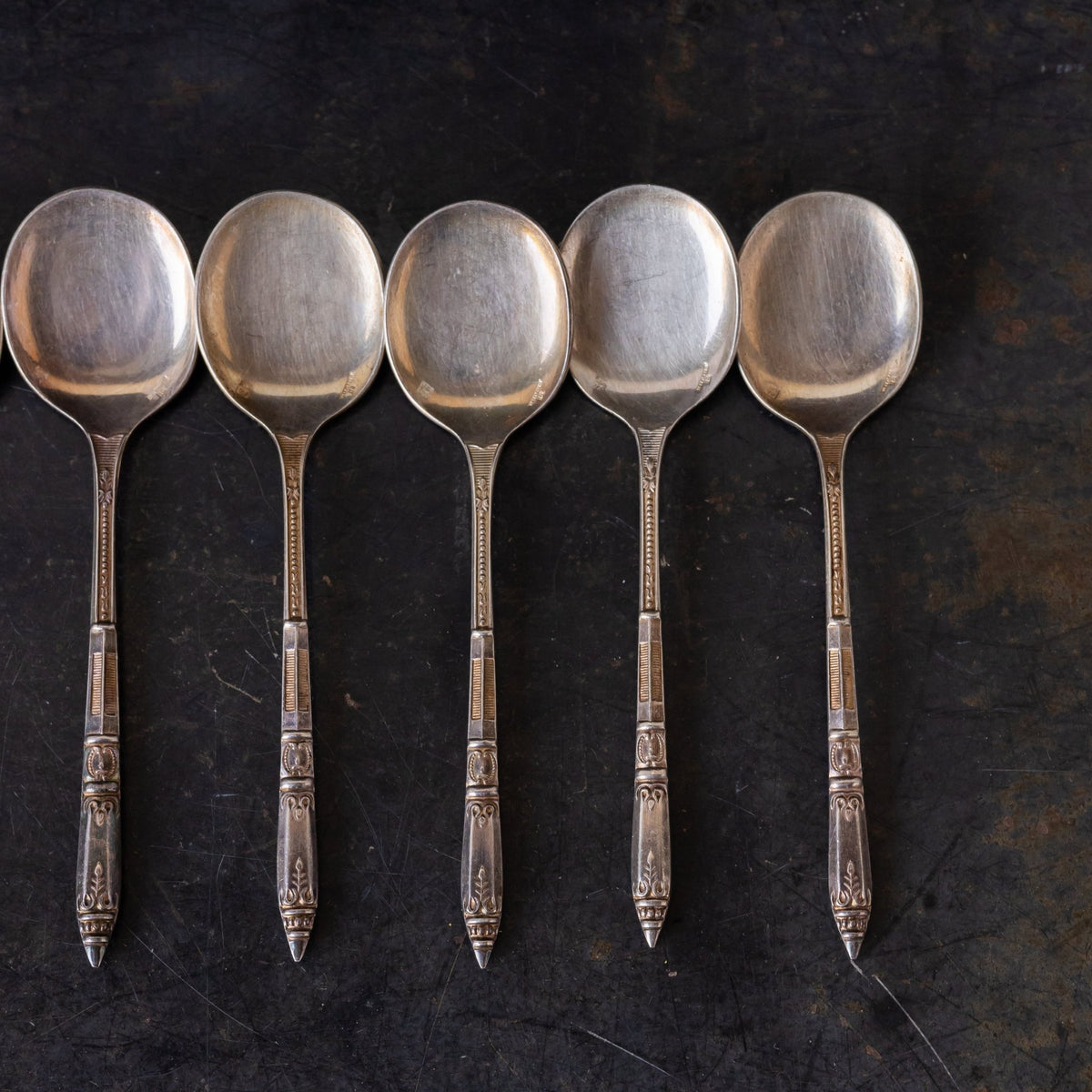 Ercuis Spoon Set of 12 - elsie green - the french kitchen