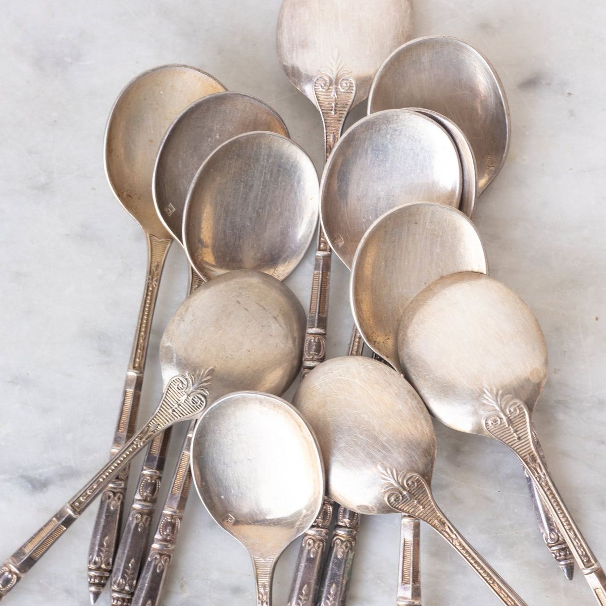 Ercuis Spoon Set of 12 - elsie green - the french kitchen