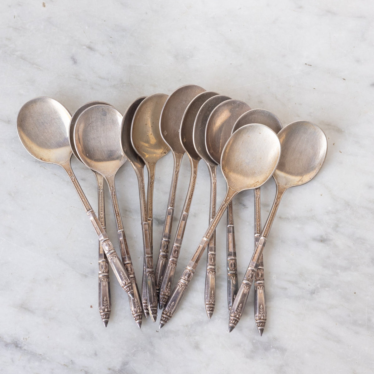 Ercuis Spoon Set of 12 - elsie green - the french kitchen