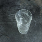 Etched Blown Glass Tumbler - elsie green - The French Kitchen
