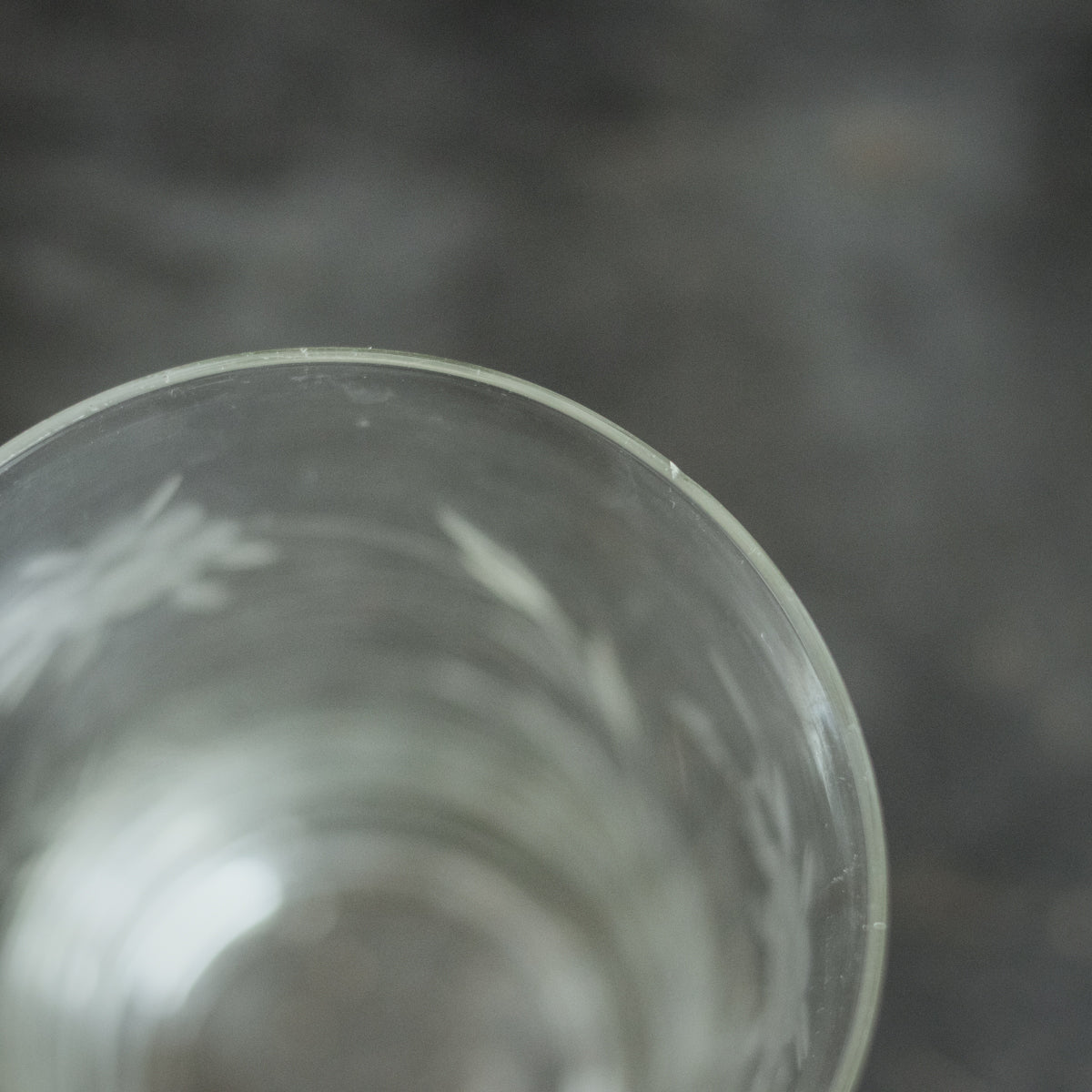 Etched Blown Glass Tumbler - elsie green - The French Kitchen