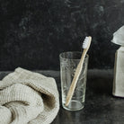 Etched Blown Glass Tumbler - elsie green - The French Kitchen