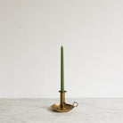 Etched Brass Chamber Candlestick - elsie green - decor