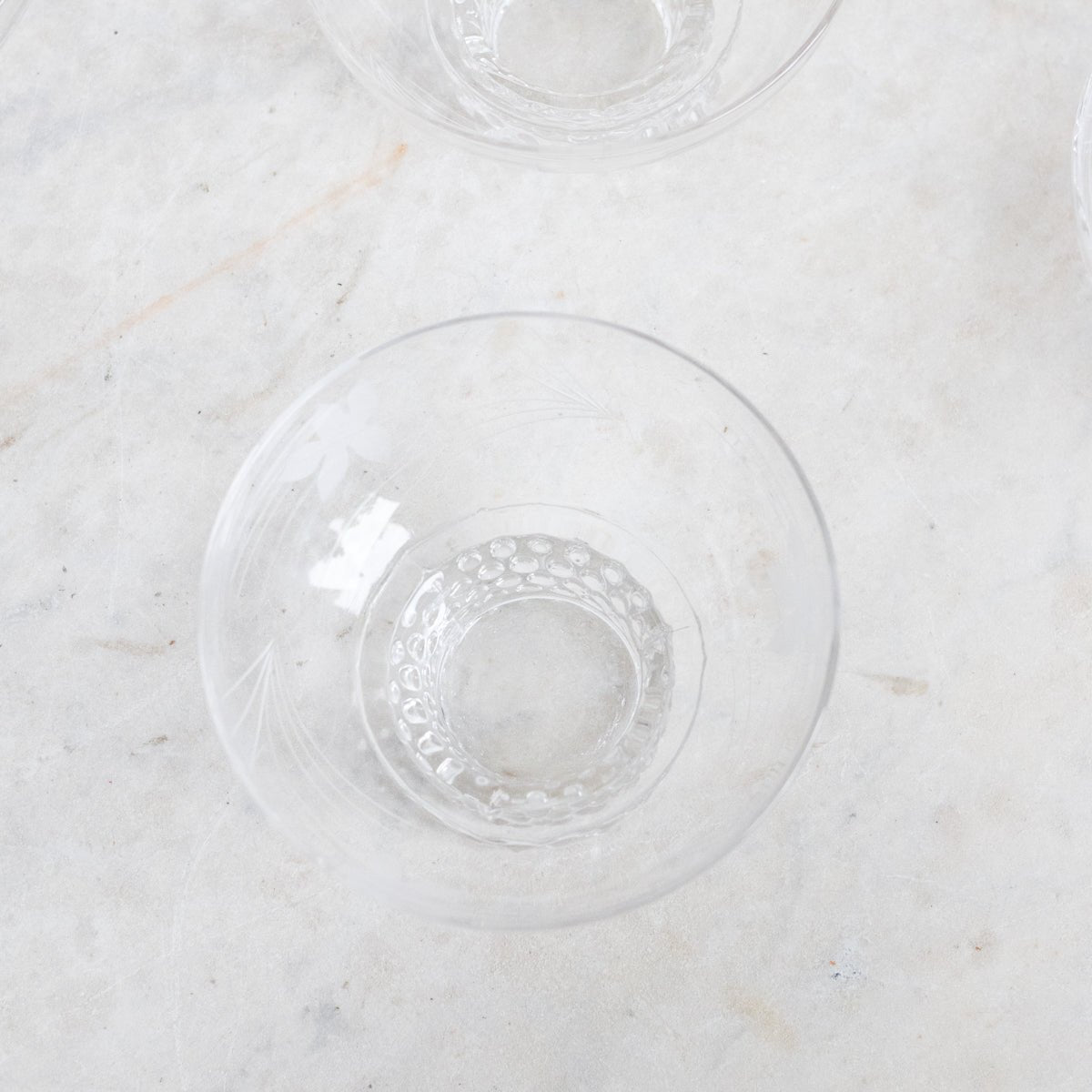 Etched Dessert Coupes - Set Of 9 - elsie green - The French Kitchen