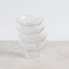 Etched Dessert Coupes - Set Of 9 - elsie green - The French Kitchen