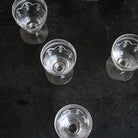 Etched Wine Glass Set Of 4 - elsie green - The French Kitchen
