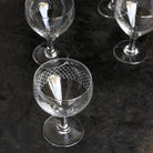 Etched Wine Glass Set Of 4 - elsie green - The French Kitchen