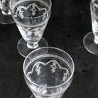 Etched Wine Glass Set Of 4 - elsie green - The French Kitchen