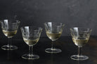 Etched Wine Glass Set of 4 - elsie green - the french kitchen