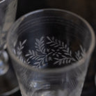 Etched Wine Glass Set of 5 - elsie green - the french kitchen