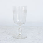 Etched Wine Glass Set of 6 - elsie green - the french kitchen