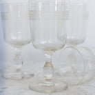 Etched Wine Glass Set of 6 - elsie green - the french kitchen