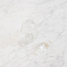Faceted Glass Vanity Bottle With Stopper - elsie green - Decor