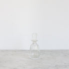 Faceted Glass Vanity Bottle With Stopper - elsie green - Decor