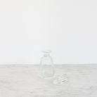 Faceted Glass Vanity Bottle With Stopper - elsie green - Decor