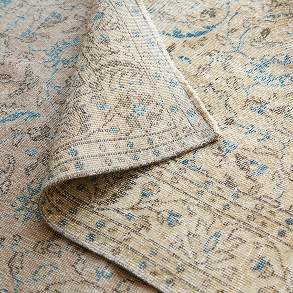 Falaise Vintage Rug | 6'5.5" x 10'1.5" - elsie green - textiles