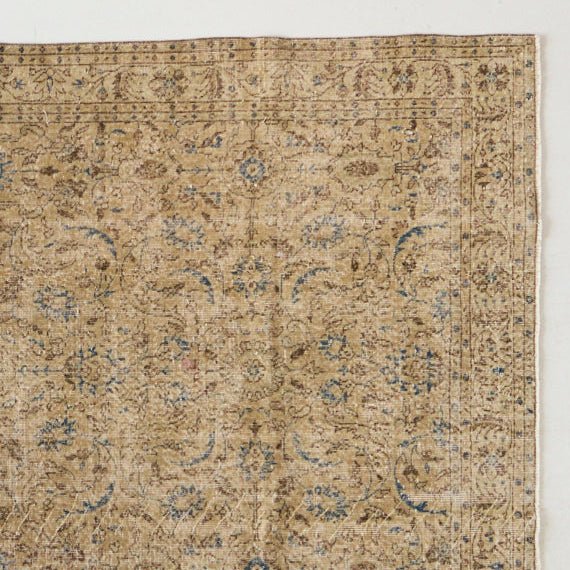 Falaise Vintage Rug | 6'5.5" x 10'1.5" - elsie green - textiles
