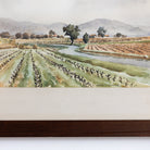 Farm Scene Watercolor Painting - elsie green - art