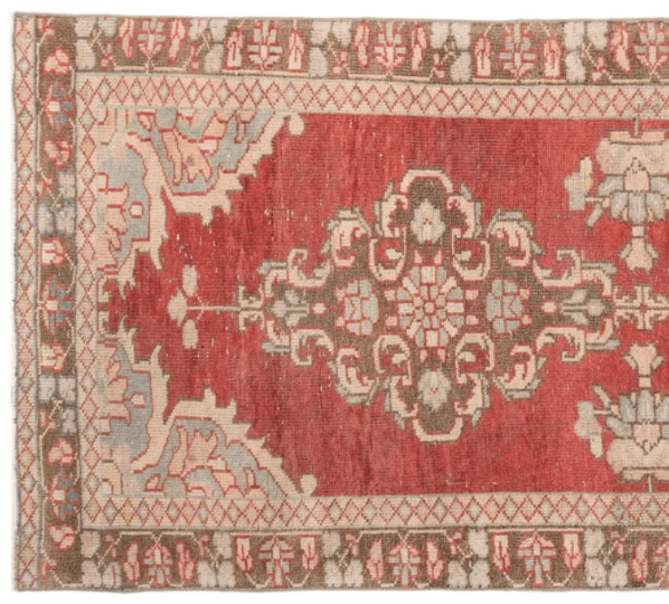 Felicijonas Vintage Rug | 3'1" x 10'9" - elsie green - Textiles