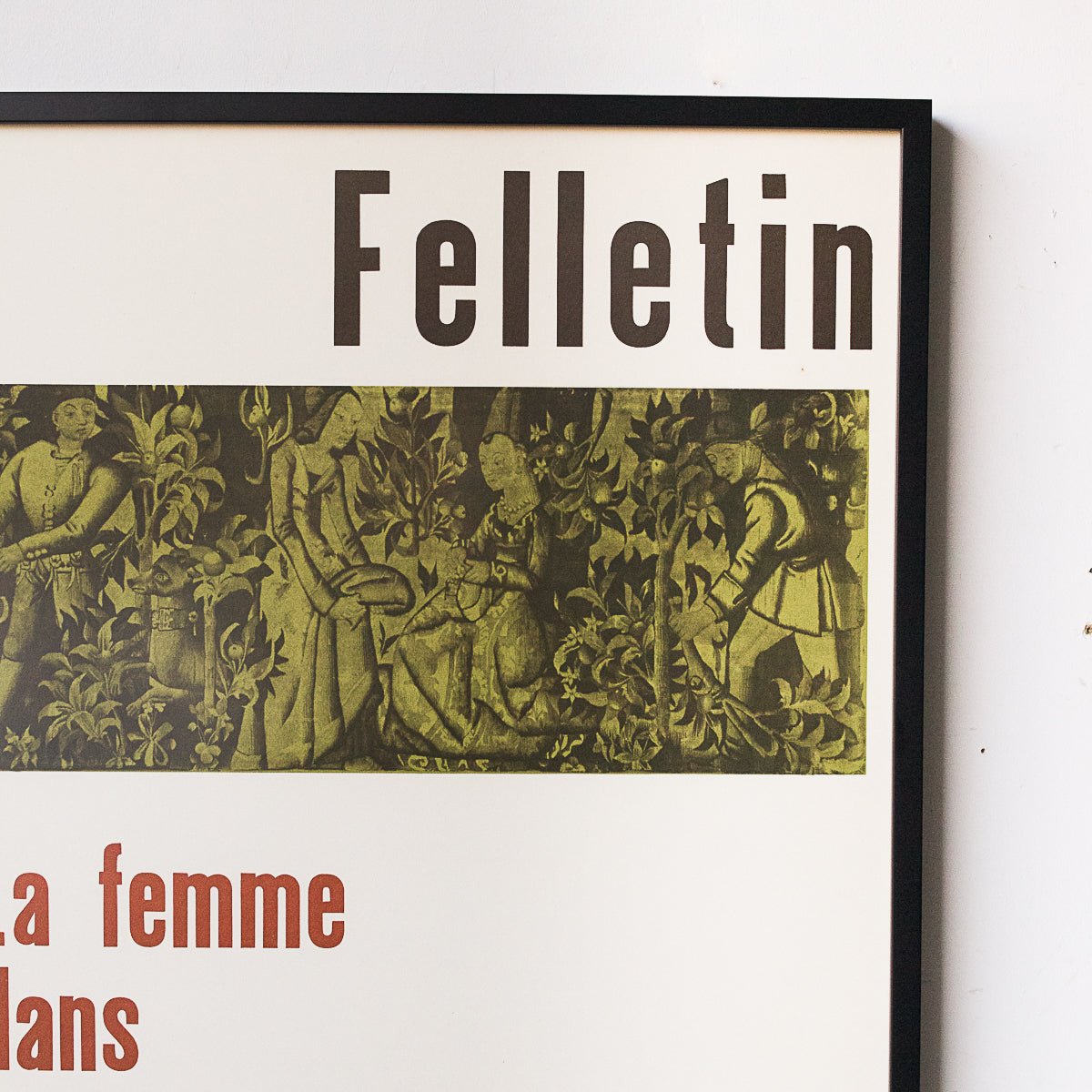 Felletin Tapestry Exhibit Framed Advertisement - elsie green - Art
