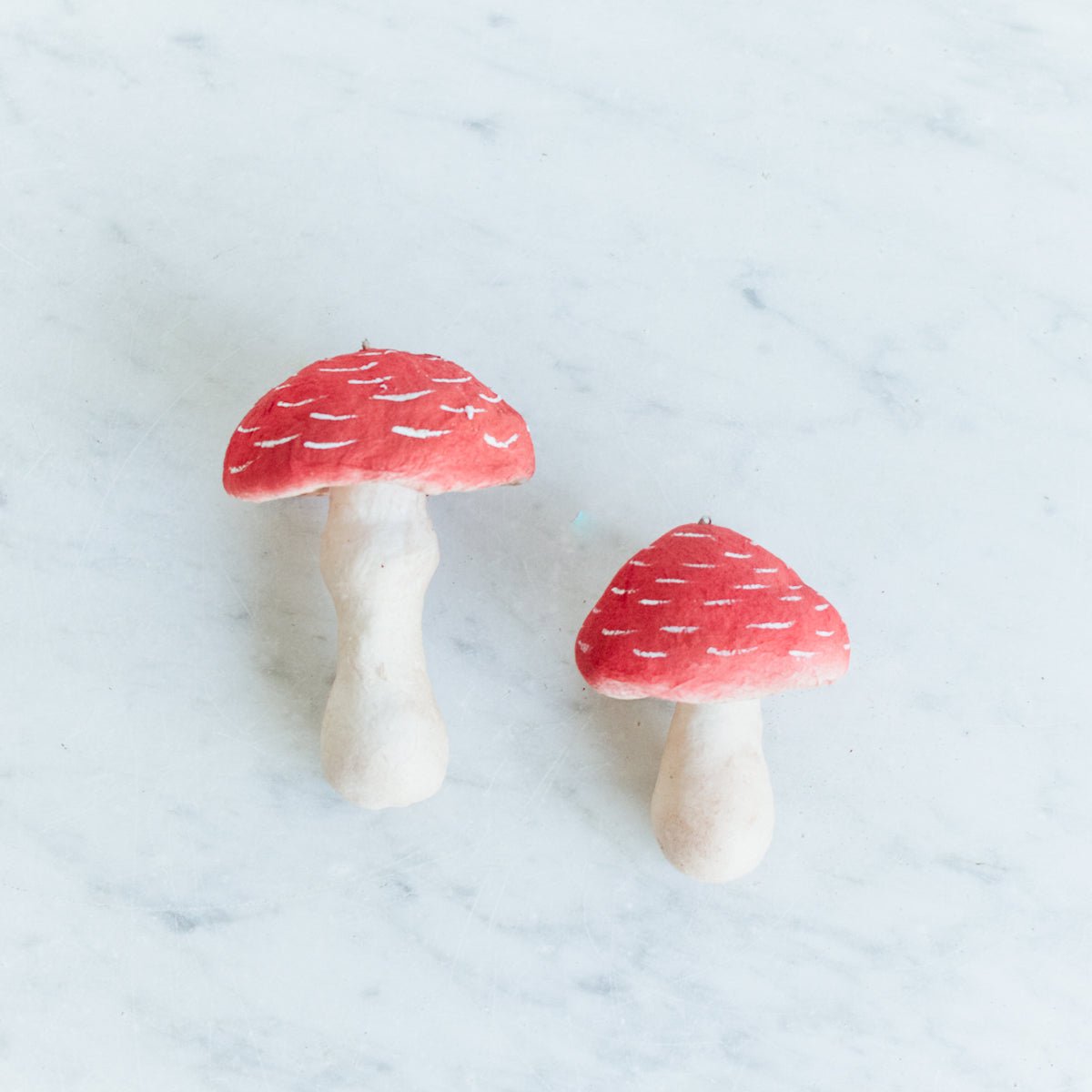 Felt Fairy Tale Mushroom Ornament - elsie green - 