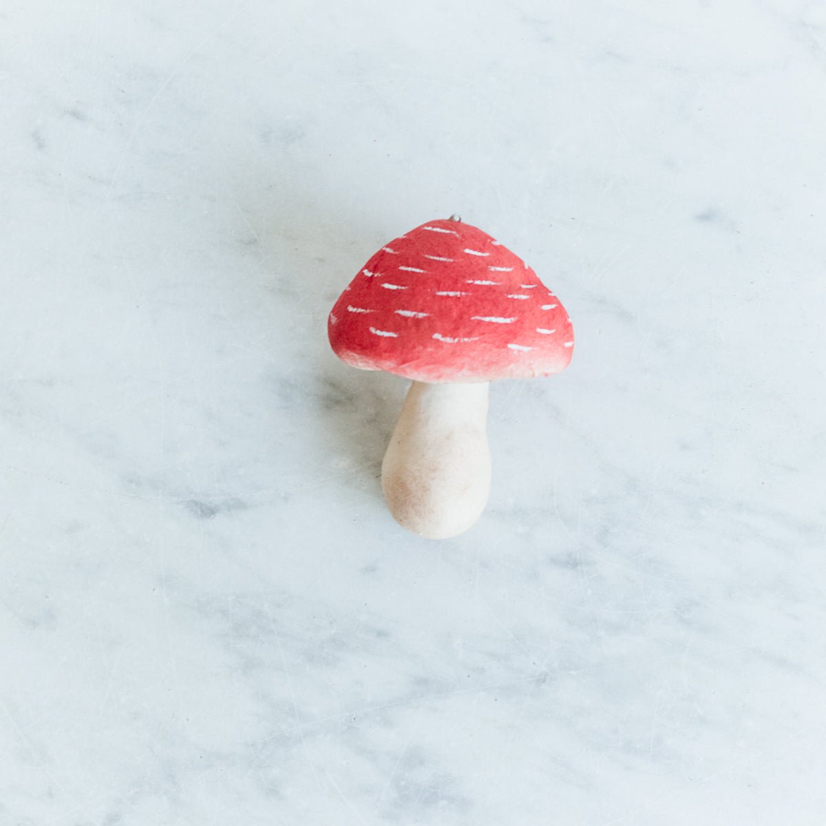 Felt Fairy Tale Mushroom Ornament - elsie green - 