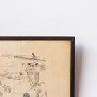 Figures on La Plage Numbered Print | Pierre Deval 1897-1993 - elsie green - art