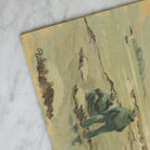 Figures on Stormy Shore | Trio of Paintings - elsie green - art